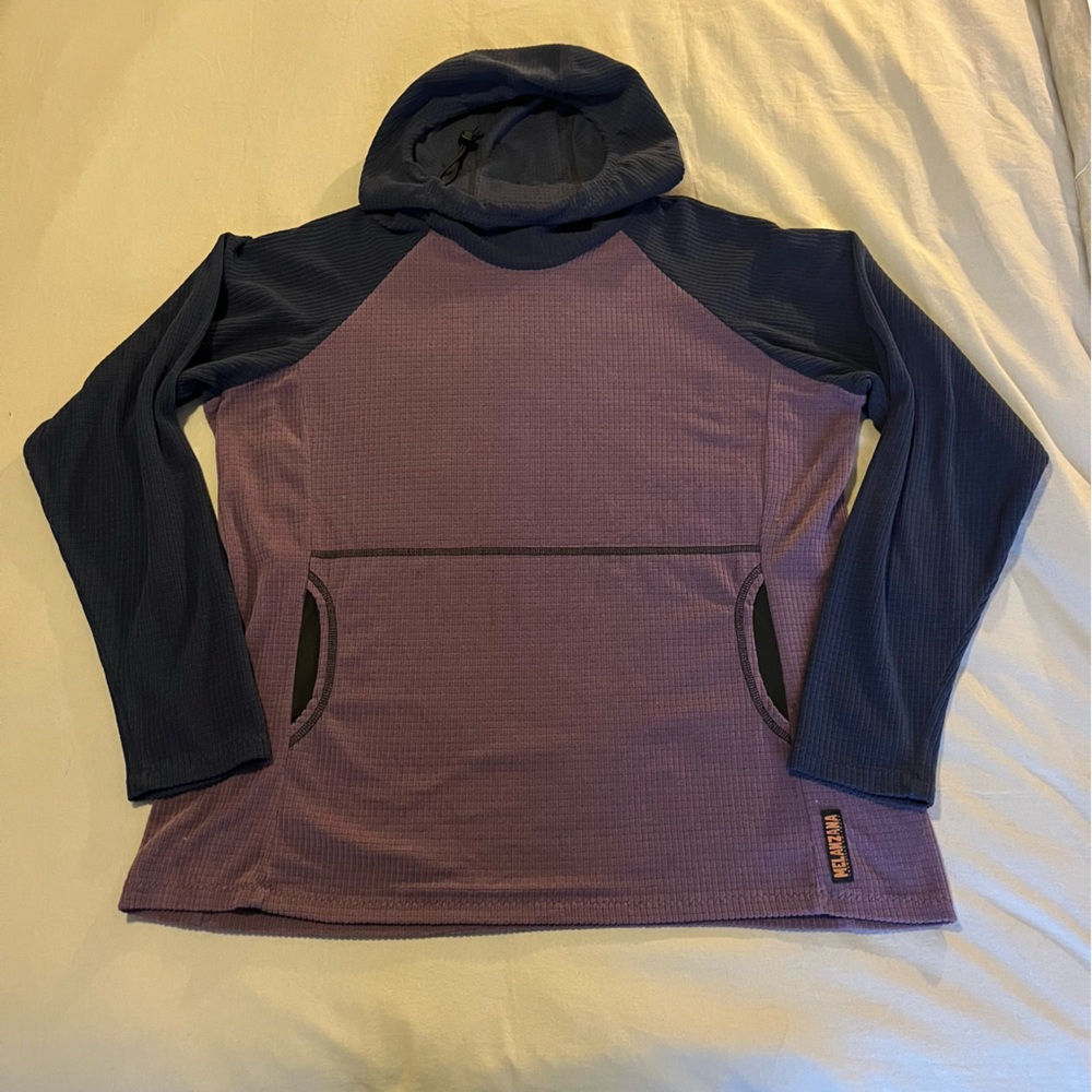 Melanzana Hoodie Purple & Navy Women’s XL